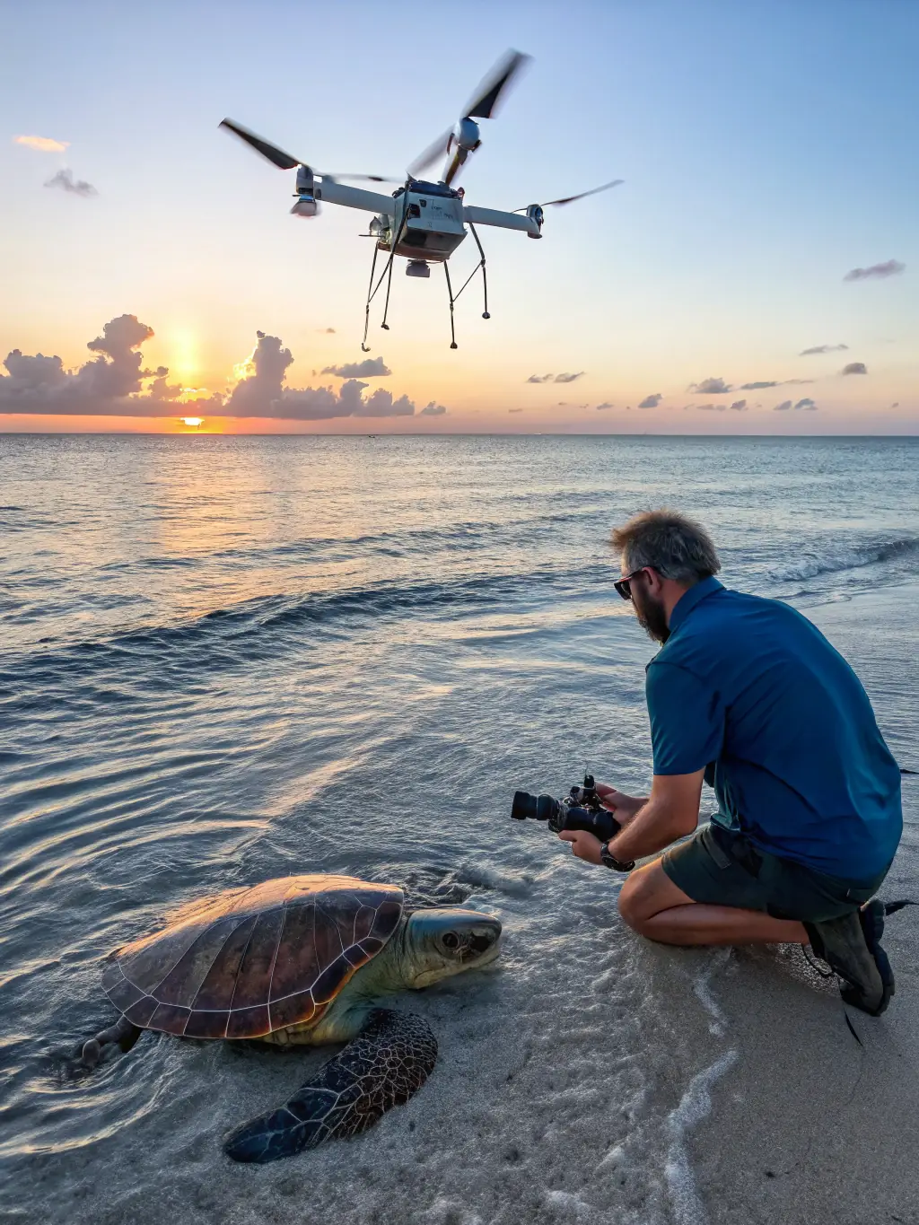 A picture of divers releasing rehabilitated sea turtles back into the ocean, symbolizing conservation efforts and the protection of endangered species in the Côte Bleue.